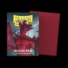 Dragon Shield Sleeves: Matte Blood Red (100 ct)