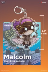 Gatherer's Tavern MTG Keychain - Malcolm Keen-Eyed Navigator