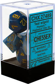 7 Die Set Phantom Teal/Gold - CHX27489