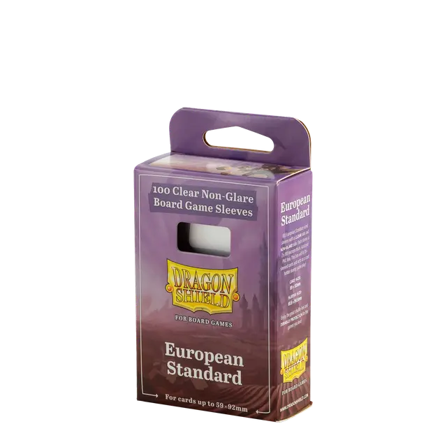 European Standard - Clear/Non-Glare - Board Game Sleeves