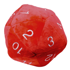 Ultra Pro: Jumbo Red D20 Plush