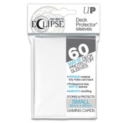 Ultra Pro - Pro Matte Eclipse: Deck Protector 60 Count Pack Small - White