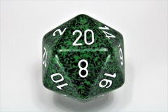 34mm d20 Dice - Speckled Recon