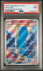 PSA 9 - 2025 POKEMON JTG EN-JOURNEY TOGETHER #162 WAILORD ILLUSTRATION RARE