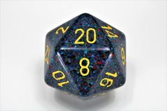 34mm d20 Dice - Speckled Twilight