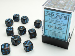 Speckled Blue Stars 12mm d6 Dice Block (36 dice) - CHX25938