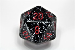 34mm d20 Dice - Speckled Space