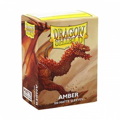 Dragon Shield Sleeves Matte Amber (100ct)