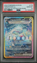 PSA 10 - 2024 POKEMON SCR EN-STELLAR CROWN #170 TERAPAGOS ex SPECIAL ILLUSTRATION RARE