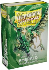 Dragon Shield Sleeves - Japanese Size - Matte Emerald (60ct)