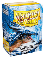Dragon Shield Sleeves Matte Sapphire (100ct)