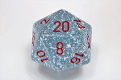 34mm d20 Dice - Speckled Air