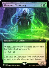 Llanowar Visionary (0771) - Foil - Extended Art
