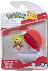 Pokémon Clip n Go - Chespin and Poké Ball