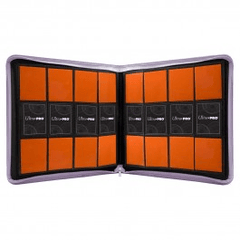 Ultra Pro Zippered PRO Binder 12 Pocket Purple