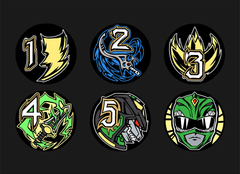 MANA MOON: VIRIDIAN RANGER METAL PLATED DICE
