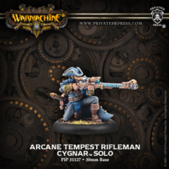 PIP31127 WRM Cygnar Arcane Tempest Rifleman Blister