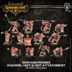 PIP33104 WRM Khador Iron Fang Pikemen/Black Dragons Box