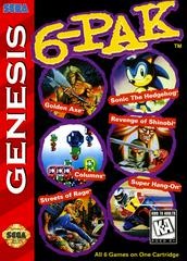 Sega Genesis 6-Pak [Loose Game/System/Item]