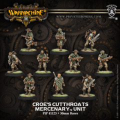 PIP41123 WRM Merc Croe's Cutthroats (10-man) Box