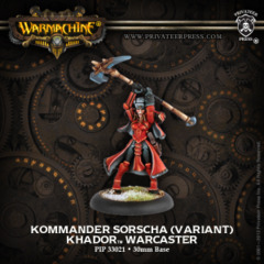 PIP33083 WRM Khador Kommander Sorscha (Resculpt) Blister