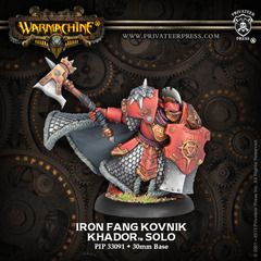 PIP33091 WRM Khador Iron Fang Kovnik Blister