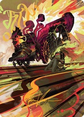 Rocketeer Boostbuggy Art Card - Gold-Stamped Signature