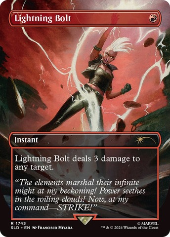 Lightning Bolt (1743) - Rainbow Foil