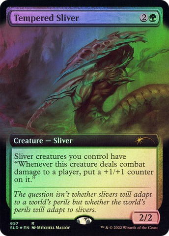 Tempered Sliver - Foil - Extended Art