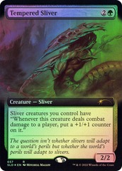 Tempered Sliver - Foil - Extended Art