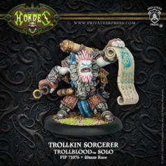 PIP71076 HRD Trolls Trollkin Sorcerer Blister