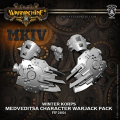 PIP24024 WRM MKIV Khador Winter Korps Medveditsa Character Warjack Pack