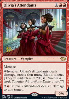 Olivias Attendants - Foil - Prerelease Promo