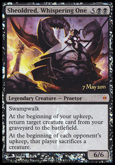 Sheoldred, Whispering One (Prerelease Promo)