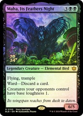 Maha, Its Feathers Night - Foil - Prerelease Promo