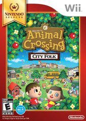 Nintendo Wii Animal Crossing City Folk Nintendo Selects [In Box/Case Complete]