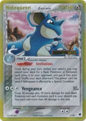 Nidoqueen δ - 7/101 - EX Dragon Frontiers Holo Rare - Reverse Holo