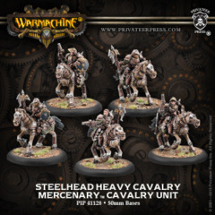 PIP41128 WRM Merc Steelhead Heavy Cavalry (5-man) Box