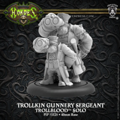 PIP71125 HRD Trollbloods Trollkin Gunnery Sergeant Blister