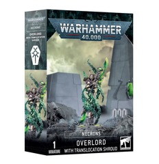 Warhammer 40k Necrons Overlord with Translocation Shroud