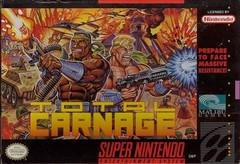 Nintendo SNES Total Carnage [Loose Game/System/Item]