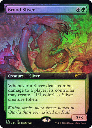 Brood Sliver - Foil - Extended Art