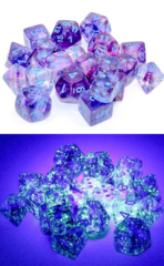 CHX27557 7pc Nebula Nocturnal w/Blue Dice Set