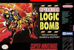 Nintendo SNES Operation Logic Bomb [In Box/Case Missing Inserts]