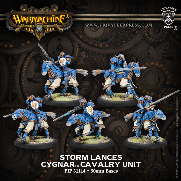 PIP31114 WRM Cygnar Storm Lances Box