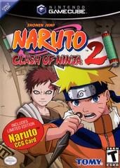 Nintendo Gamecube Naruto Clash of Ninja 2 (No Naruto CCG Card) [In Box/Case Missing Inserts]