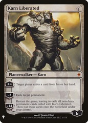 Karn Liberated - The List