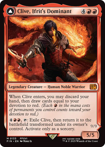 Clive, Ifrits Dominant // Ifrit, Warden of Inferno