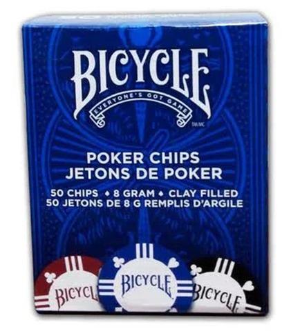 Bicycle Poker Chips 50 Chips 8-Gram