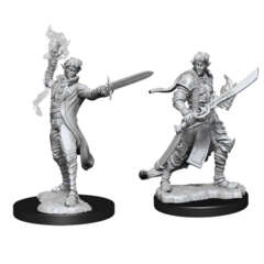 Pathfinder Battles Unpainted Minis - Male Elf Magus (Magic User)